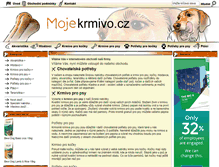 Tablet Screenshot of mojekrmivo.cz